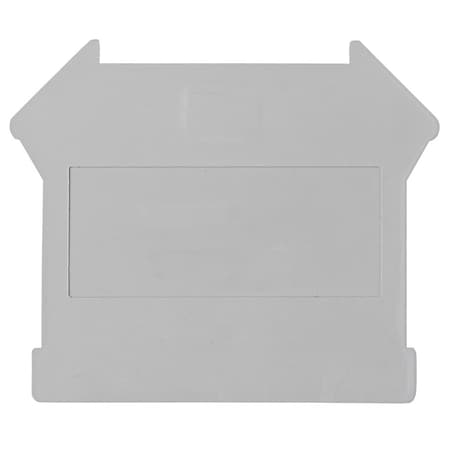 Automation Systems Interconnect Terminal Block End Cover, 25-PK ASIDUK410